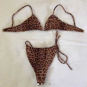 90s Leopard Monica Hansen Bikini
